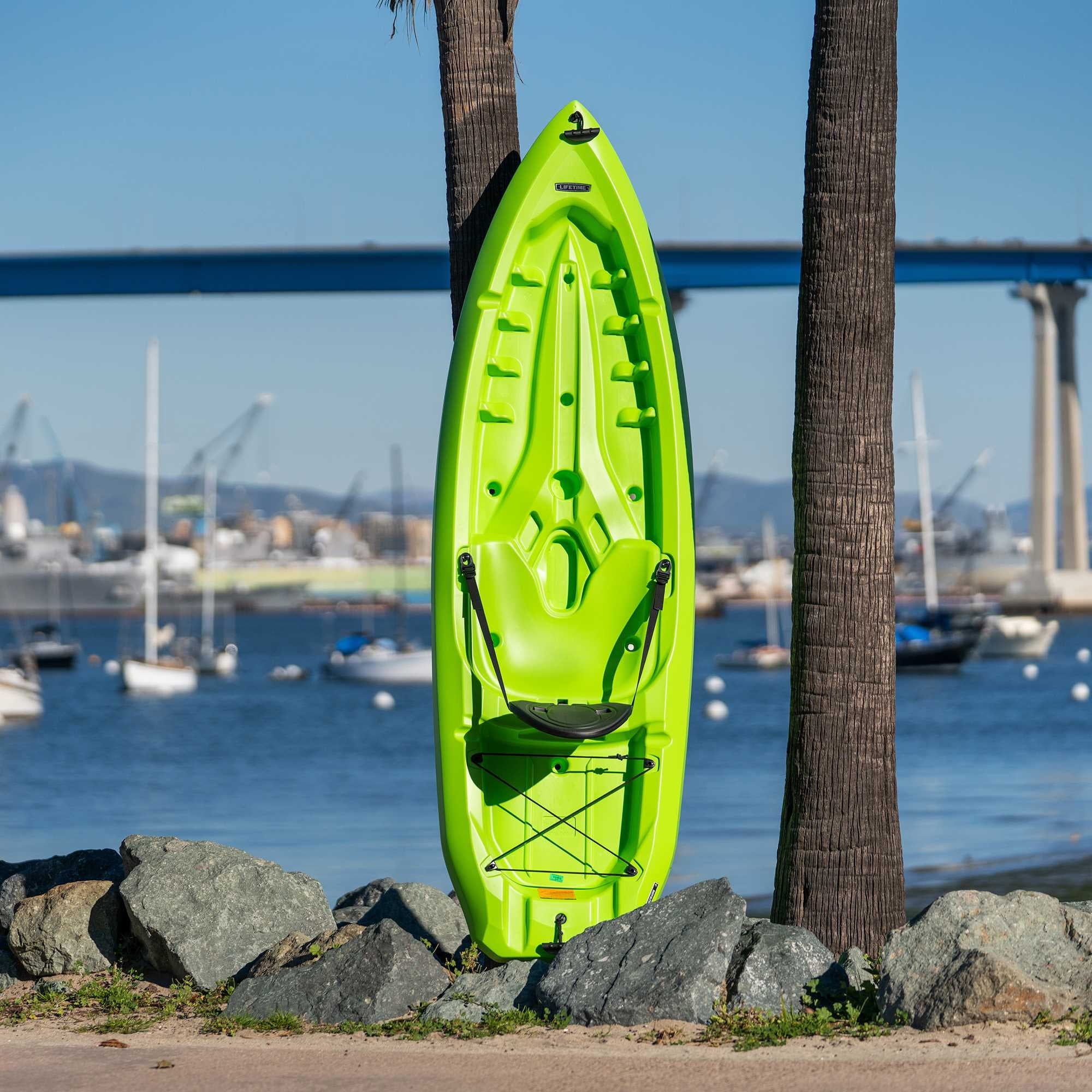 Lifetime Daylite 8 ft Sit-On-Top Kayak with Paddle, Red (90775)