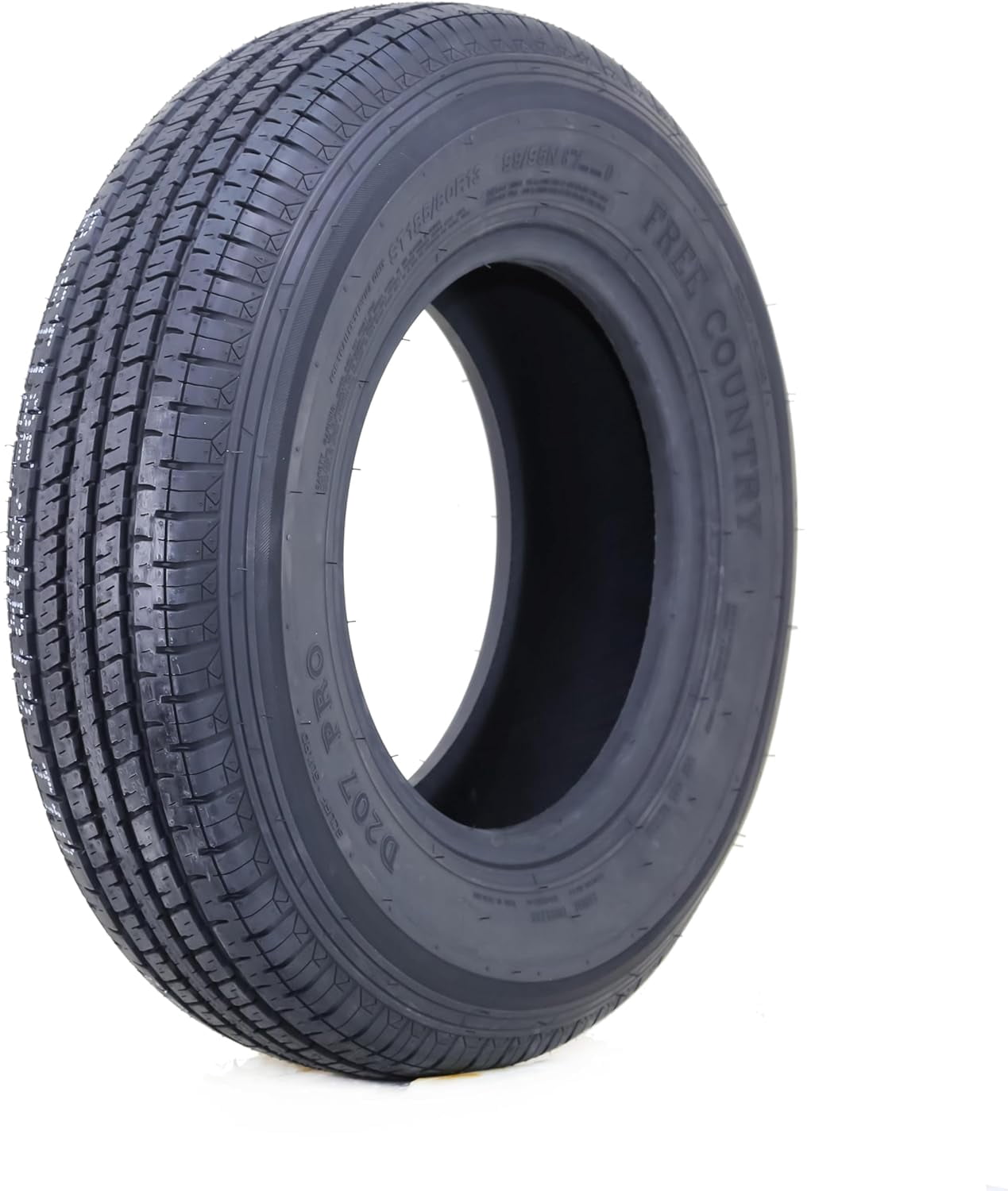 Free Country ST 205/75R15 8 Ply /Load Range D w/Scuff Guard Trailer Tires, Set of 4