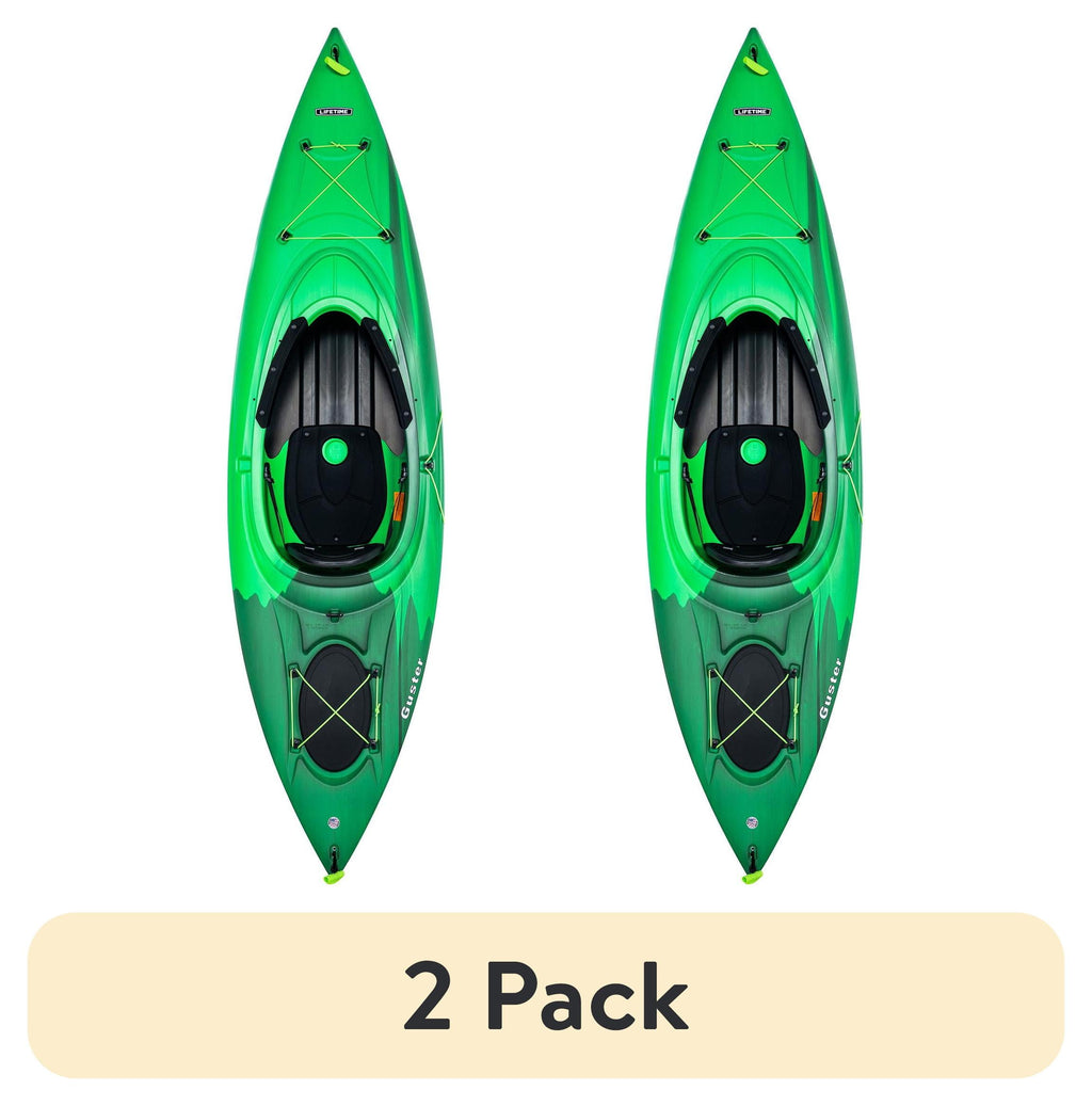Lifetime Guster 10 ft Sit-Inside Kayak with Paddle, Emerald Fusion (91354)