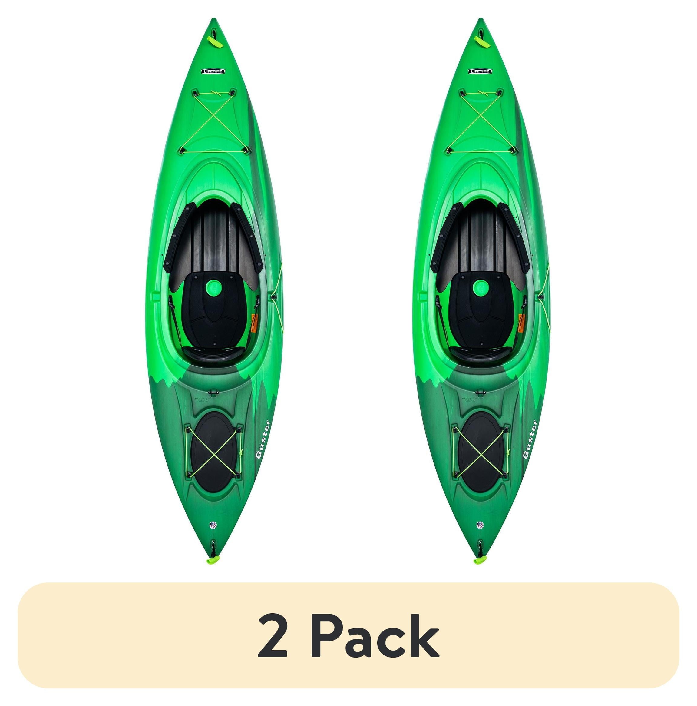 Lifetime Guster 10 ft Sit-Inside Kayak with Paddle, Emerald Fusion (91354)