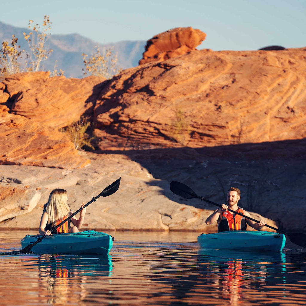 Lifetime Guster 10 ft Sit-Inside Kayak with Paddle, Emerald Fusion (91354)