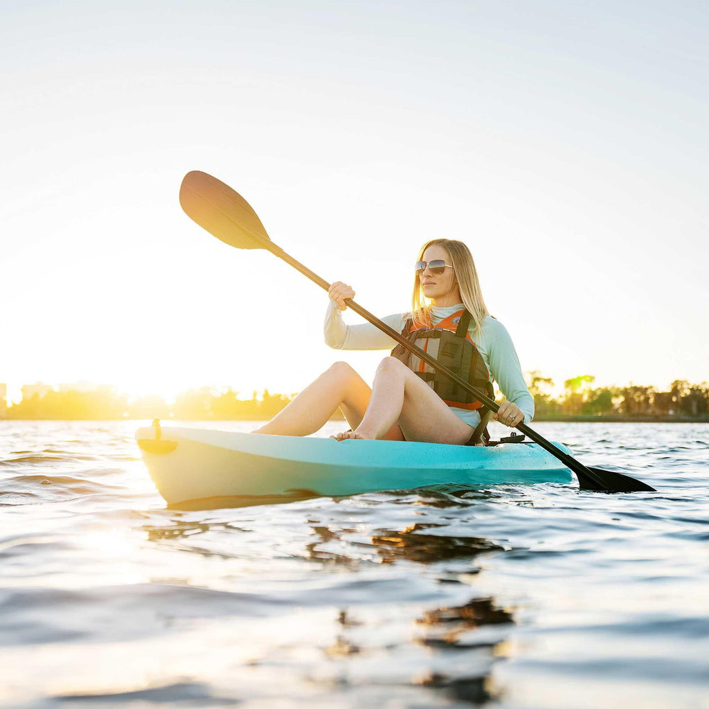 Lifetime Daylite 8 ft Sit-On-Top Kayak with Paddle, Red (90775)