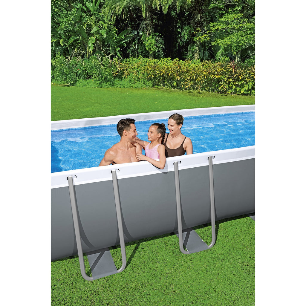 Bestway 18ft x 9ft x 4ft Rectangular Above Ground Swimming Pool Kit