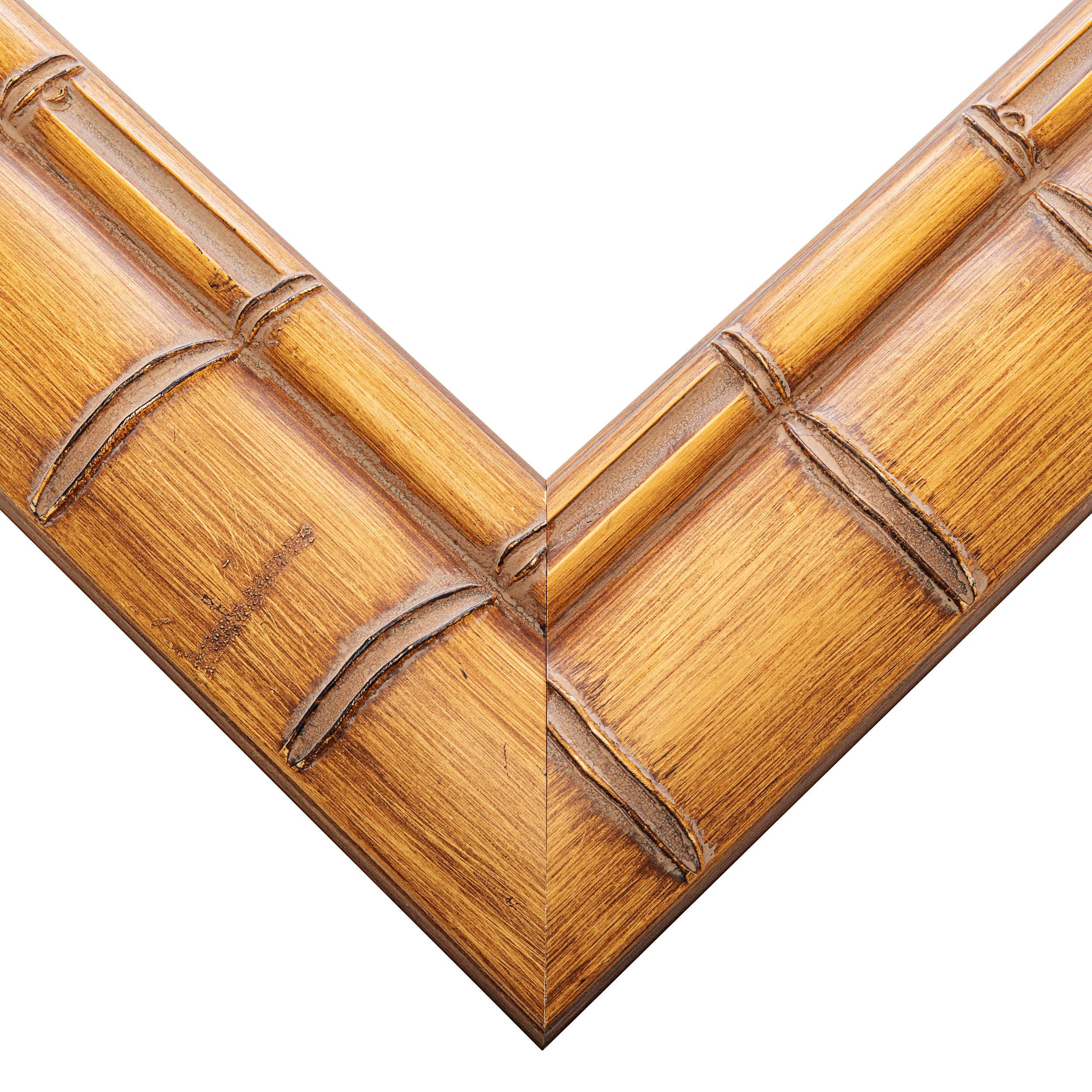 40x28 Bronze Brown Real Wood Picture Frame Width 1.25 inches | Interior Frame Depth 0.75 inches |