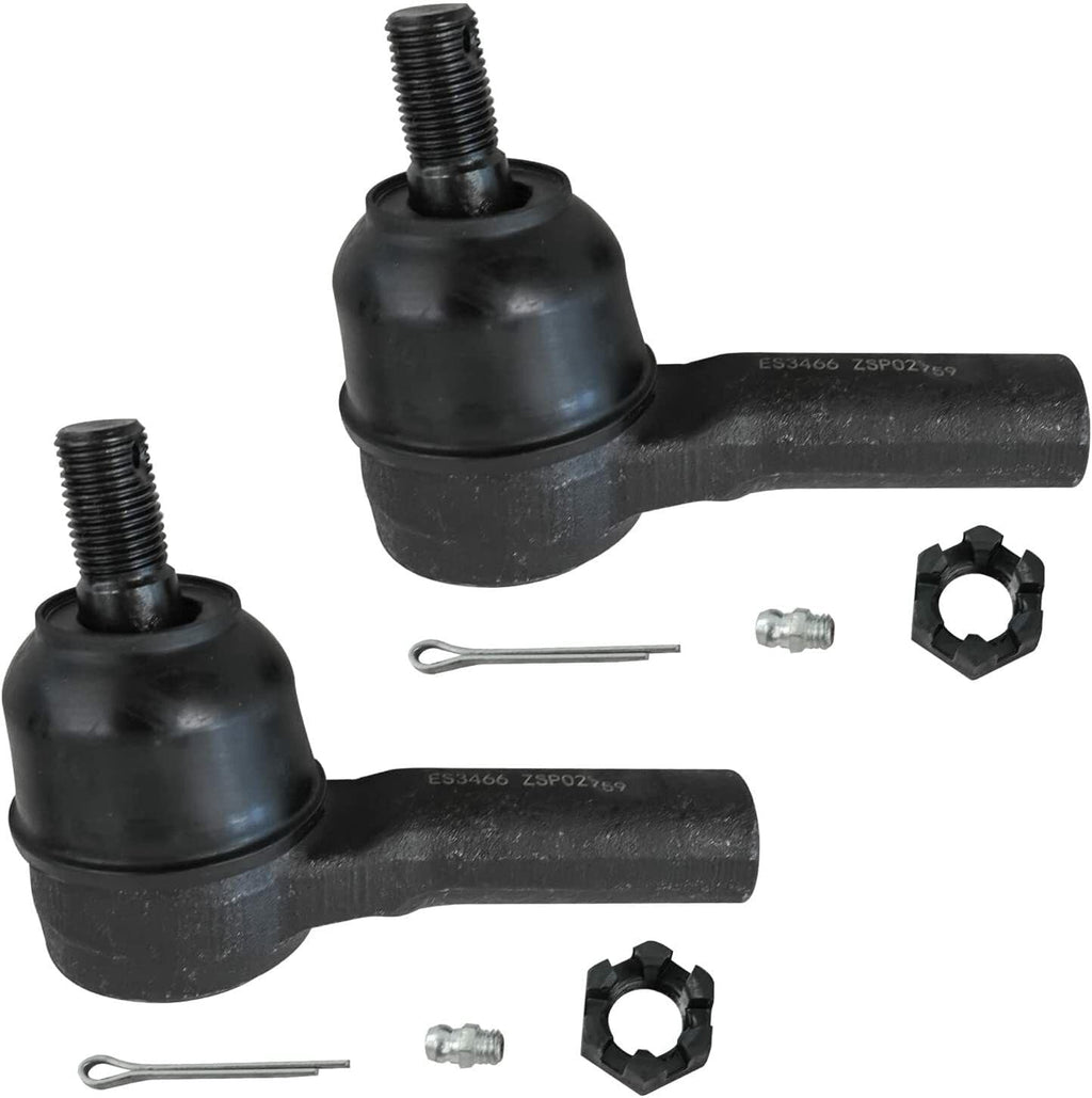 Detroit Axle - 14pc Front Lower Control Arms Ball joints Tierods Sway Bars Replacement for Nissan Pathfinder Infiniti QX4 Fits select: 2003-2004 NISSAN PATHFINDER LE/SE
