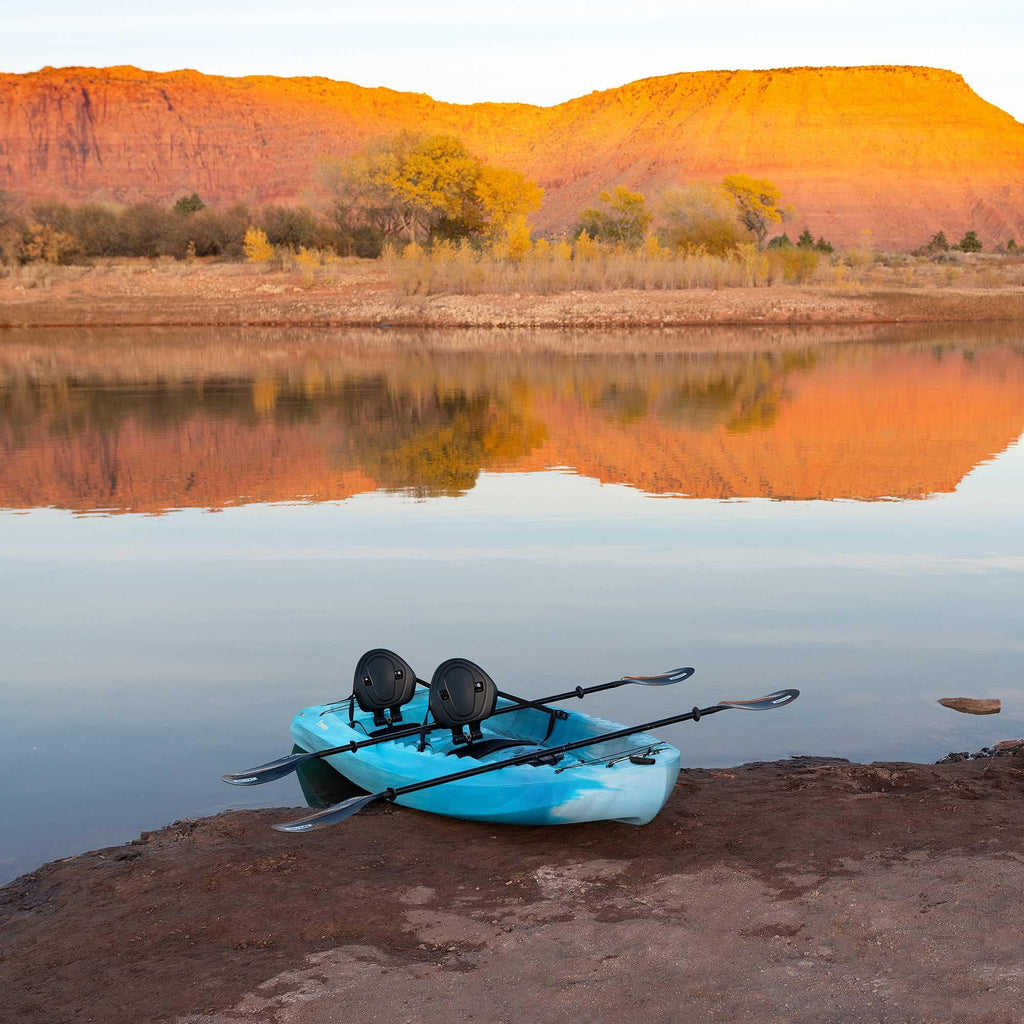 Lifetime Envoy 10.5 ft Sit-On-Top Tandem Kayak with Paddles, Sky Fusion (91192)