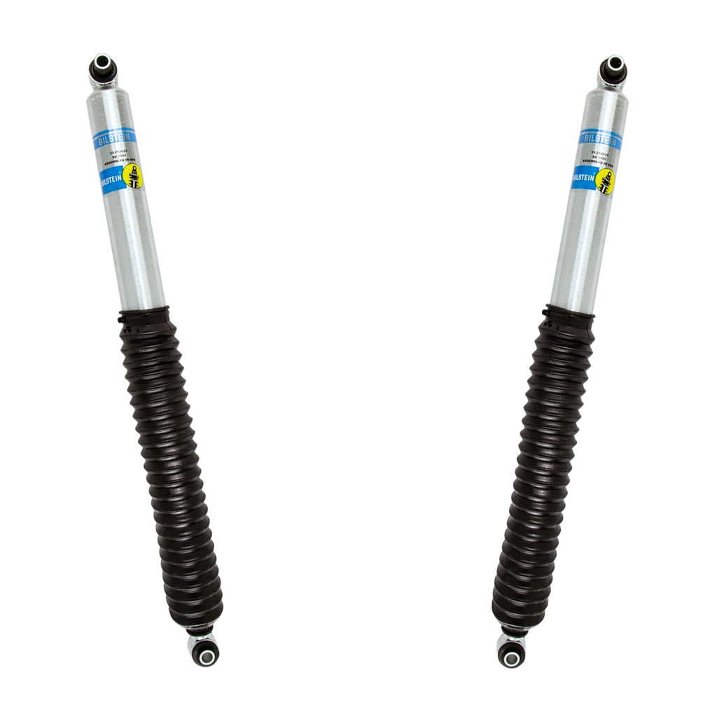 Bilstein Set of Front and Rear B8 5100 Series Shocks with Steering Stabilizer Compatible with 2020-2025 Wrangler with 2-3 Rear Lift