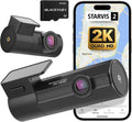 BlackVue Elite 8-2CH Dash Cam – Dual 2K QHD Front & Rear with STARVIS 2, Dual HDR (64GB)