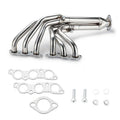 FUDA Exhaust Header for 1993-1998 Toyota Supra 3.0L Non-Turbo, Polished, 1 Pack