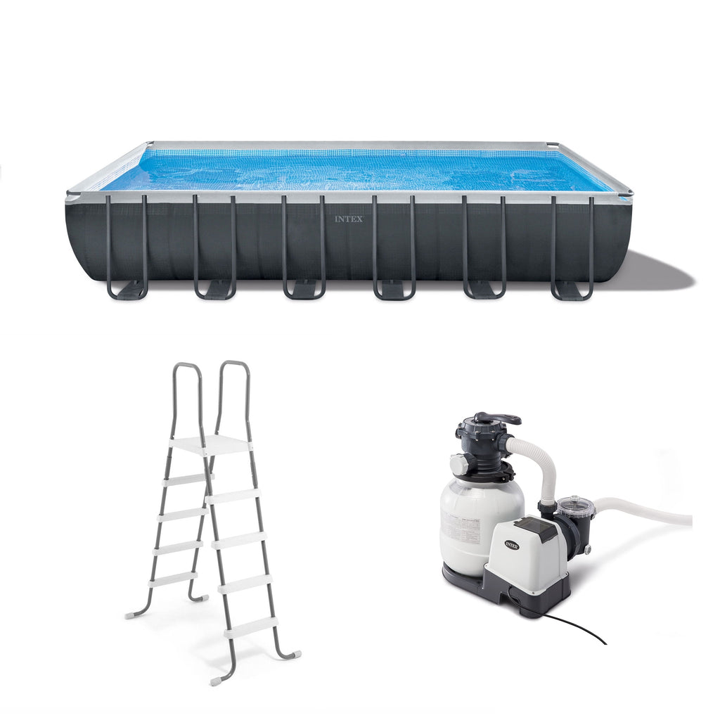 INTEX Ultra XTR 24' x 12' x 52 Above Ground Swimming Pool Set w/ Pump