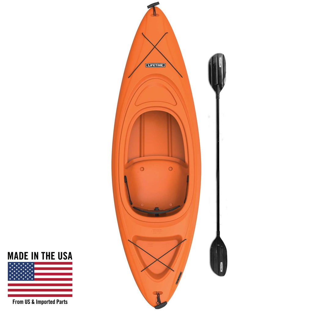 Lifetime Pacer 8 ft Sit-Inside Kayak with Paddle, Green (91032)