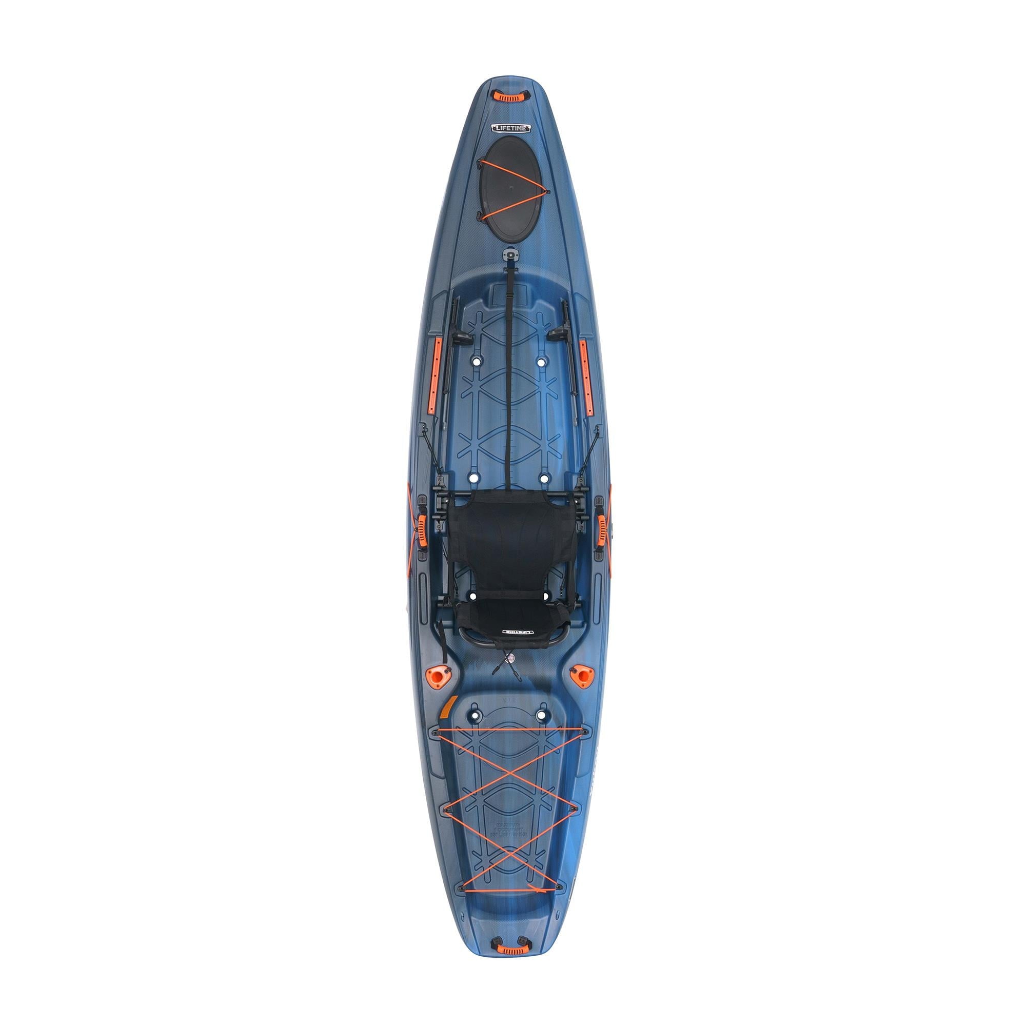 Lifetime Yukon Angler 11 ft. 6 in. Sit-on-Top Comfort Fishing Kayak, Lightning Fusion (90846)