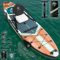 Ultifit Inflatable Paddle Board Extra Wide 500 Lbs Capacity Anti-Slip Design with SUP Accessories and Seat 12' x 36