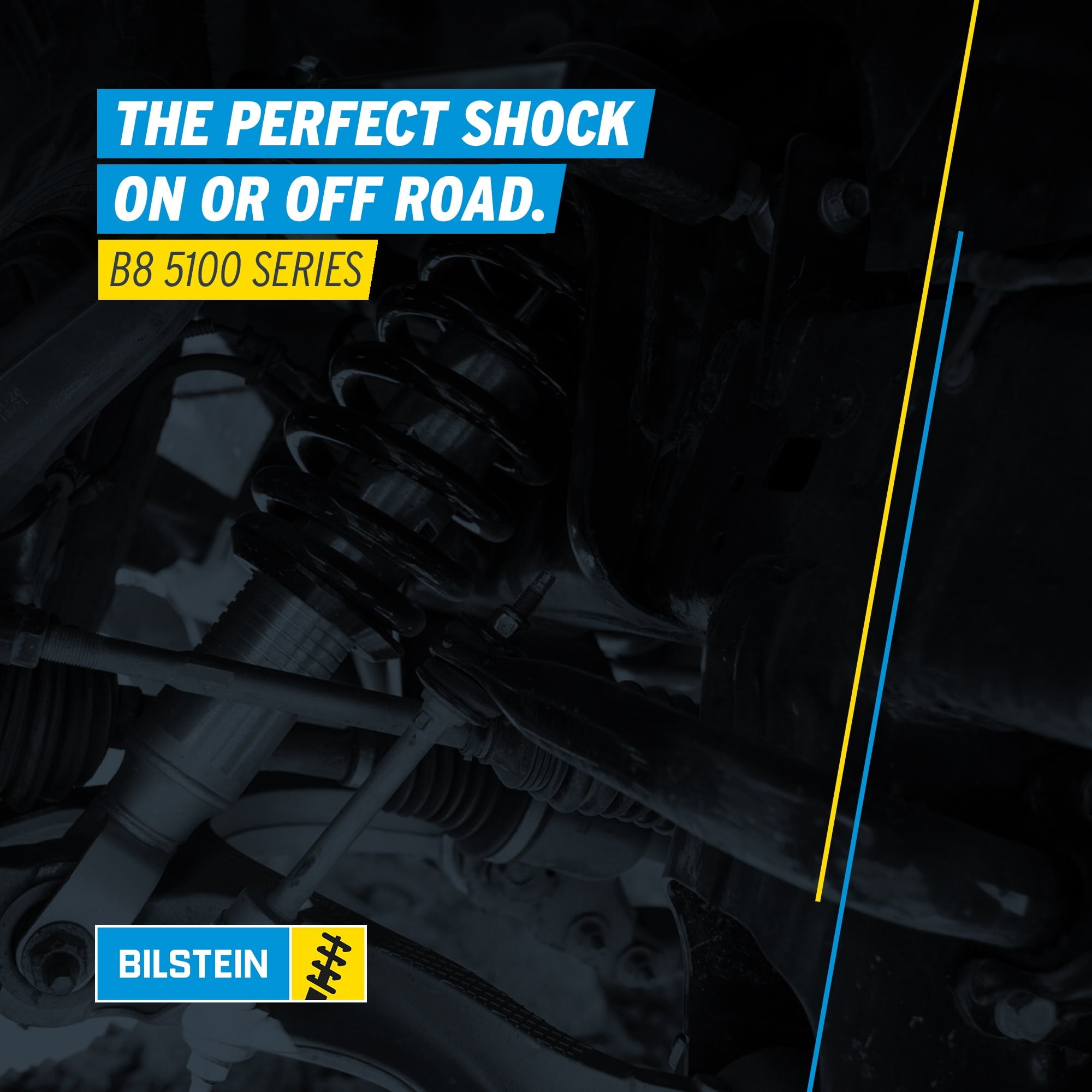 Bilstein Set of Front and Rear B8 5100 Series Shocks Compatible with 2019-2025 RAM 2500 w/o Air Suspension with 2-2.5 Front & 0-1 Rear Lift