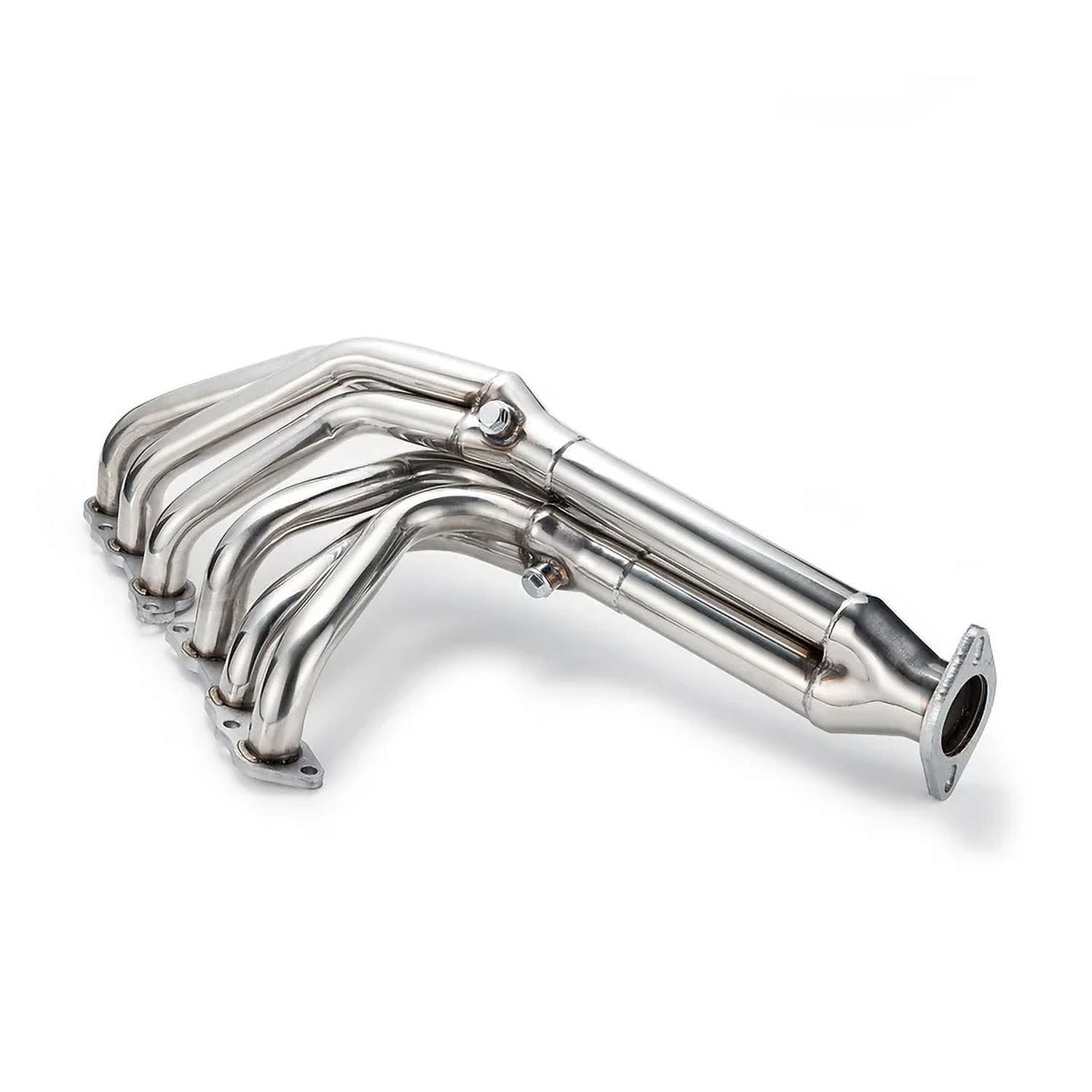 FUDA Exhaust Header for 1993-1998 Toyota Supra 3.0L Non-Turbo, Polished, 1 Pack