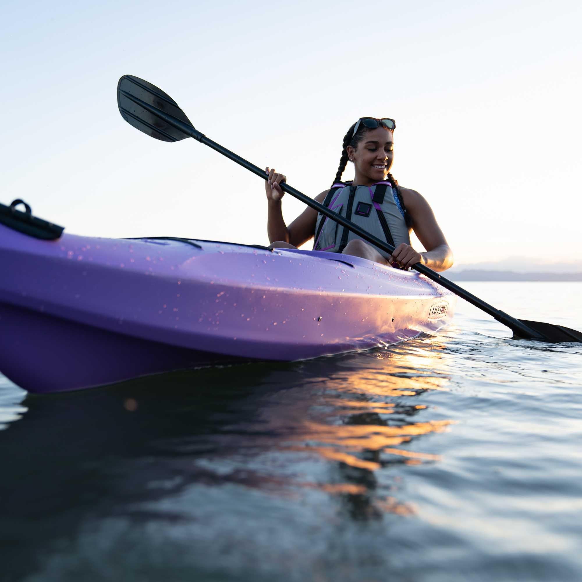 Lifetime Charger 10 ft Sit-Inside Kayak with Paddle, Seaside Dualtone (91349)