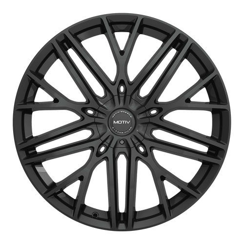 20x8.5 Motiv 437B Black Wheel 5x4.5/5x120 (40mm) (HB 74.1)
